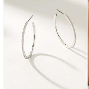 Uncommon James Pave hoop earrings